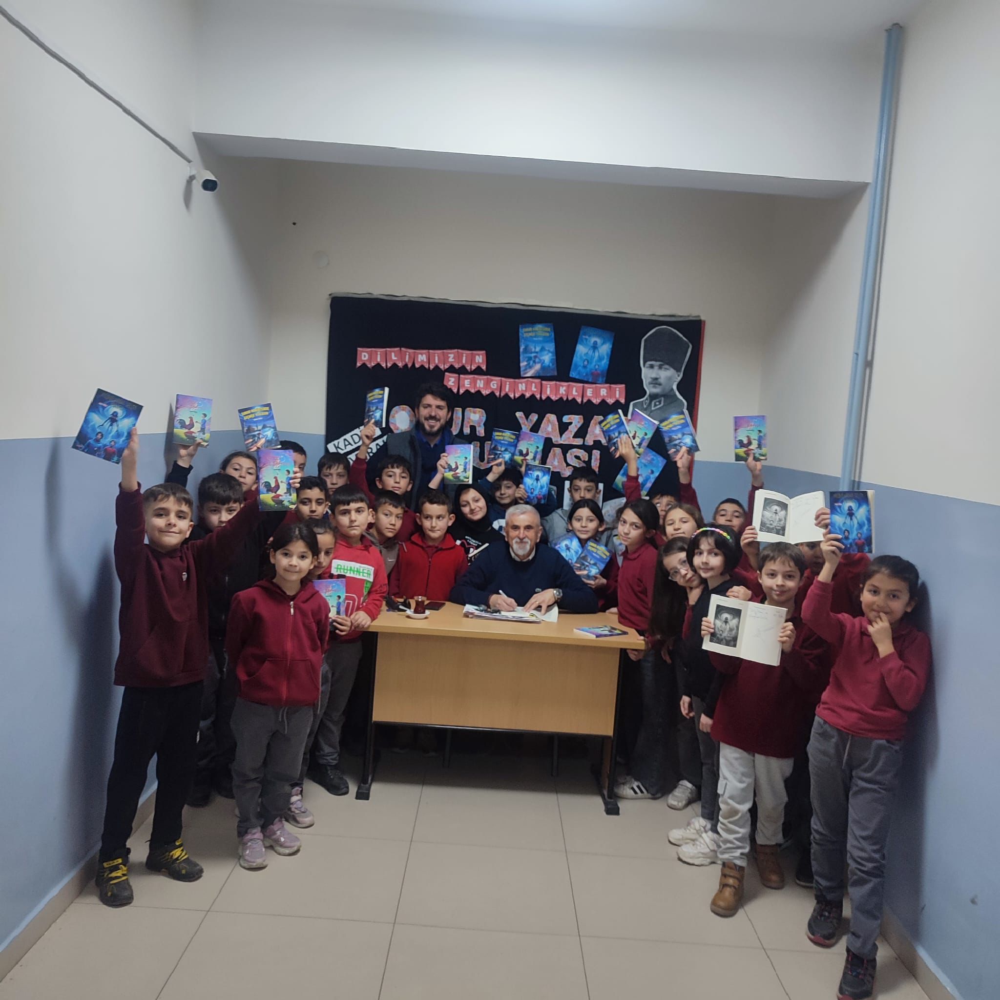 Kadir Veral, Mustafa Tunç İlk ve Ortaokulu buluşması